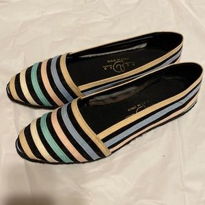 DELISO WOMEN’S BALLET SIZE 8 COLOR BLACK PINK BLUE GREEN CREAMY